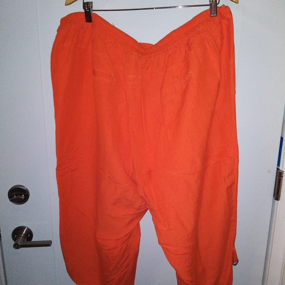 Ashley Stewart Orange Capris